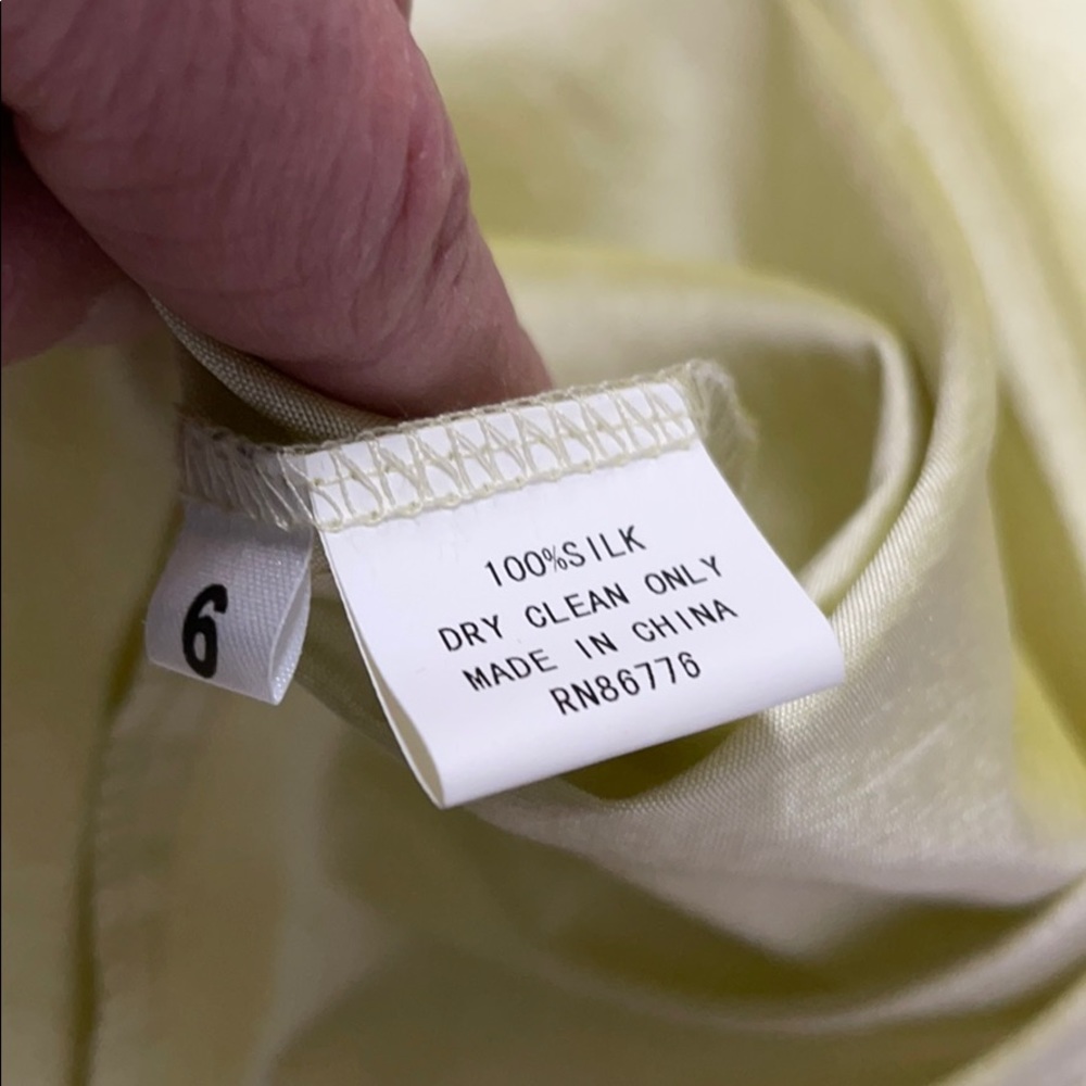 Due Per Due Collection Silk Top-Size 6-NWT** - Picture 8 of 11
